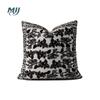 Funda de Almohada de Algodón y Lino con Patrón Retro de Estilo Europeo Lujo Ligero de Alta Gama Almohada para Sofá de Cabecera Cojín Almohada Comercio Exterior Transfronterizo