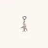 Estilo Cruzado Europeo y Americano Ins Golondrina Cola de Pez Corazón Personalizado Mariposa Colgante Acero Inoxidable Chapado en Oro de 18K Accesorio Colgante Pequeño para Mujer