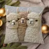 Fronha de Almofada Fofa de Alpaca Estampa Plana 2D Fronha com Imitação de Bordado Sem Enchimento Capa de Almofada para Sofá Decoração de Casa
