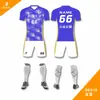 Impresión Digital de Cuerpo Completo Uniformes de Fútbol Personalizados Tejido Transpirable de Alta Elasticidad Uniformes de Partido para Equipo Uniformes de Entrenamiento para Estudiantes Personalizados