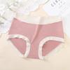 Fábrica atacado explosões senhoras modal cintura cor combinando barriga cueca meninas confortável japonês respirável briefs
