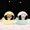 Popular en Xiaohongshu: Mini Oso de Baño Bola de Cristal, Bola de Nieve Creativa de Manivela, Regalo Navideño para Niñas, Al Por Mayor