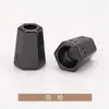 Fivela de Cordão com Tubo Reto em Forma de Sino de Metal Hexagonal, Fivela de Cordão de Calça em Liga de Zinco Galvanizado, Acessórios para Vestuário Jinda