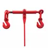 Tensor de catraca estilo americano, dispositivo manual de fixação de veículo, tensor de alavanca de gancho duplo sem gancho para caminhão, amarrador de corrente de rigging