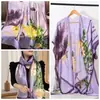 Bufanda de Seda Brocada Estilo Nuevo 2025 para Mujer, Primavera y Otoño, Elegante Versión Coreana, Bufanda de Seda Versátil de Hangzhou y Chal