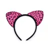 En stock diadema de gato negro diadema de felpa sexy misterioso diadema de orejas de gato diadema de orejas de animal diadema para festival de baile