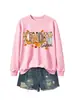 Jardín de infantes Amazon eBay moda europea versátil mujer retro otoño e invierno nueva sudadera
