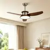 Nuevo Modelo 2026 Ventilador de Techo Vintage para Comedor y Sala de Estar, Ventilador Eléctrico Retro Silencioso de Gran Tamaño, Candelabro para Dormitorio