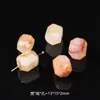 Borracha Natural Flor Lua Cubo de Açúcar Cristal Acessórios Colar Pulseira Joias Pingente de Pedra Natural Pixiu Pronto para Venda