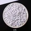 Accesorios de joyería hechos a mano materiales 6 mm sin agujero acrílico sólido color sólido cuentas sueltas cuentas redondas color caramelo cuentas de colores