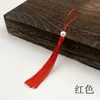 Punta con Borla con Perlas de Simulación Accesorios Hechos a Mano diy Material Punta Colgante Borla para Ropa Estilo Chino