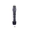 Productos para adultos al por mayor Vibrador de cristal Masturbación femenina AV Stick Pequeño Calvo Dragón Barba Stick Consolador de un solo choque