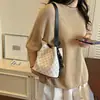 Bolso de Cubo Vintage para Mujer 2026 Nuevo Estilo Estampado Bolso de Hombro de Alta Gama Bolso Cruzado Texturizado de Moda para Mujer