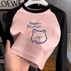 Camiseta de Manga Larga de Color Contrastante para Niñas 2026 Nuevo Top Estiloso de Forro Polar Alemán Otoño/Invierno para Niñas Pequeñas