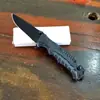 Cuchillo Plegable Portátil para Exteriores Cuchillo Plegable de Supervivencia para Acampar al Aire Libre