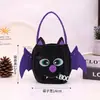 Bolsa de Dulces de Halloween Transfronteriza, Bolsa de Terciopelo, Bolsa de Regalo Decorativa para Niños, Atrezzo al Aire Libre con Ambiente de Halloween