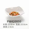 Plato para condimentos tazón plato para salsas plato de plástico para salsa de soja plato pequeño de plástico plato para condimentos mojado en salsa de soja plato para vinagre vajilla de melamina comercial