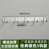 Gancho Perchero de Ropa para Baño Montado en Pared Sin Taladro, Gancho Adhesivo Detrás de la Puerta del Baño, Gancho para Abrigos y Sombreros, Aluminio Espacial