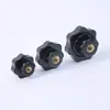 Tuerca de mango de flor de ciruelo pasante M6M8M10M16 mango de estrella siete estrellas baquelita volante manual tuerca de apriete manual