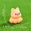 Micro paisagem decoração criativa filhote de cachorro bonito animal resina artesanato escritório mesa decoração carro decoração