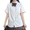 Camisa JK uniforme básico verano escuela camisa blanca estilo universidad japonesa mujer manga larga manga corta ropa de clase estudiante