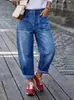 Suministro Exclusivo Transfronterizo para Amazon en Europa y América, Modelo Nuevo 2026 Jeans Scimitar Elásticos Elásticos de Cintura Elástica en Stock