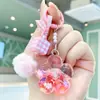 Mini Chaveiro de Girassol Pingente de Mochila Presente para Meninas Chaveiro de Carro Decoração de Bolsa Feminina Corrente para o Festival Qixi