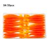 T-tail de duas cores 20 Isca Macia 7cm/2G slot para anzol dupla face Isca Luya isca de pesca ao ar livre comida para peixe atacado