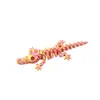 Nuevo Adorno de Esqueleto de Cocodrilo Impreso en 3D Juguete Creativo de Descompresión Modelo de Animal Simulado Pequeño Cocodrilo Adorno de Ciudad Noche