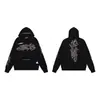 Moda Estadounidense Transfronteriza Hellstar Calle Estadounidense Hip-Hop Versátil Casual Otoño e Invierno Sudadera con Capucha Estampada