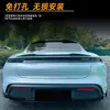 Adequado para Porsche Taycan 2019+ Asa Traseira Estilo Lâmina Spoiler Fixo Adesivo de Carro Modificação Externa Transfronteiriça