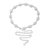 Cinturón de Metal para Mujer, Decoración de Verano, Moda 2025 Nuevo Estilo Versátil, Cadena de Cintura de Estrella y Luna de Gama Alta para Vestidos