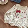 Moletom infantil coleção outono 2026 novo estiloso top de princesa para bebês e crianças suéter infantil roupas estilo primavera e outono