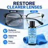 Pasta de reparo de arranhões em lentes de óculos KineShineX, pasta de polimento redutora de arranhões para lentes de vidro de resina para visão clara