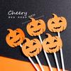 Halloween Halloween-Temática Calabaza Telaraña Papel Magdalena Decoración para Hornear Toppers e Inserts