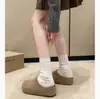 Sandalias retro para mujer estilo Birkenstock de suela gruesa, nueva colección de otoño 2026, perfectas para combinar con vestidos, versátiles y que realzan la altura, con diseño de punta cerrada