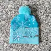 Comércio Exterior Chapéus Jacquard de Natal Feitos Sob Medida, Chapéus de Tricô com Luzes LED, Fornecimento Completo para Produtos de Feriado Europeus e Americanos