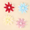 Nuevo Spot Ultrasónico Repujado Simple Blanco Perla Flor de Margarita Accesorios para el Cabello Pasador Accesorios de Resina Joyería