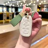 Chaveiro Feminino da Moda com Pingente de Fruta, Material de Liga de Zinco de Alta Qualidade, Argola de Chave, Fivela Ferradura