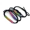 Diadema de pedrería de Corea del Sur estilo Dongdaemun cuerda para el cabello de alta elasticidad que combina con todo para atar el cabello moda femenina cola de caballo cuerda para el cabello