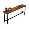 Mesa de jantar mesa e cadeiras de parede conjunto mesa de parede lateral da janela mesa de bar loja de chá com leite loja de conveniência lanchonete mesa longa