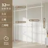 Arara de roupas de cima para baixo combinação de quarto guarda-roupa simples armazenamento doméstico varal aberto de piso vestiário