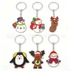 Amuletos para zapatos de muñeco de nieve navideño, Accesorios para zapatos tipo zueco de regalo de Navidad, Decoración de goma blanda de PVC Accesorios para DIY, Transfronterizo
