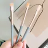 Brocha de Fibra para Sombras de Ojos Paquete de 3 Brochas para Sombras de Ojos Set de Brochas de Maquillaje Herramientas de Maquillaje para Principiantes Empaquetado Individualmente