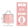 Balde para banho de pés isolado extra alto acima do joelho, dobrável e portátil, com suporte dobrável, balde para lavar os pés, bolsa para banho de pés para mulheres