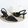 Nuevas Sandalias de Moda Europeas y Americanas con Punta Cerrada, Tacones de Aguja Elegantes y con Estilo, Zapatos de Tacón Alto de Boca Baja