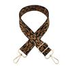 Nueva Correa Ancha de Hombro Jacquard Colorida de 3.8cm con Estampado de Leopardo Correa para Accesorios de Bolso Bandolera Distintiva Correa Larga Transfronteriza