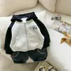 Chaqueta de Niño Otoño Estilo Coreano Sudadera con Capucha y Cremallera para Niño 2026 Nueva Ropa de Otoño para Niños Dibujo Animado Elegante Superior