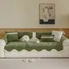 Nuevo cojín para sofá de todas las estaciones, antideslizante, resistente a los arañazos de gato, no atrae el pelo fácilmente, cómodo y hecho de material de chenilla, diseño simple