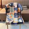 Bufanda de Cachemira Sintética Nueva de Invierno para Mujer Pintura al Óleo Arte Abstracto Bufanda Cálida para Parejas Shawl para Aire Acondicionado de Comercio Exterior Venta al por Mayor